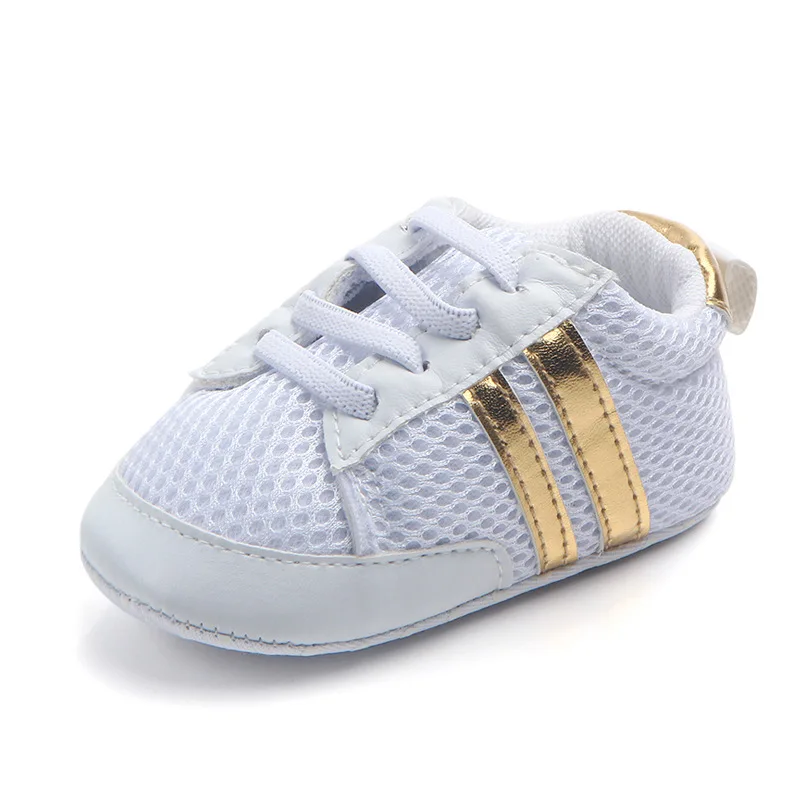 

Spring and Summer Breathable Mesh Baby Girls Boys Toddler Shoes 0-18 Months First Walkers