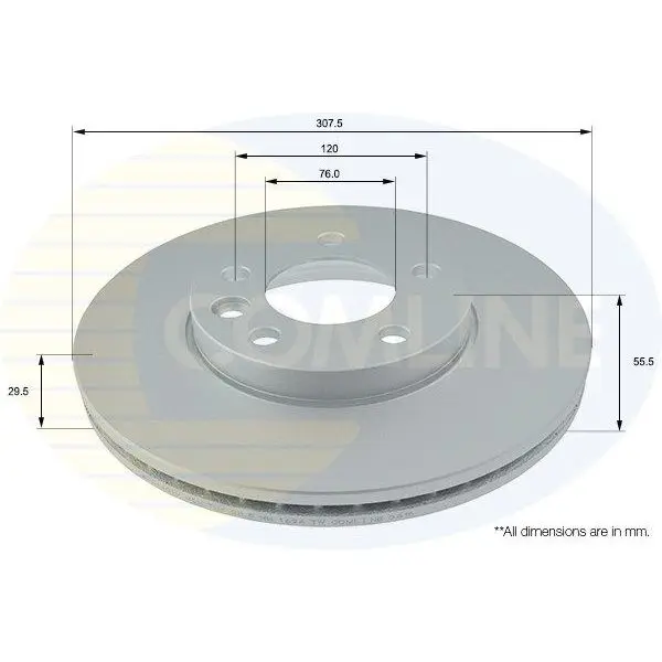 Диск тормозной COMLINE ADC1451V|Тормозной цилиндр| |