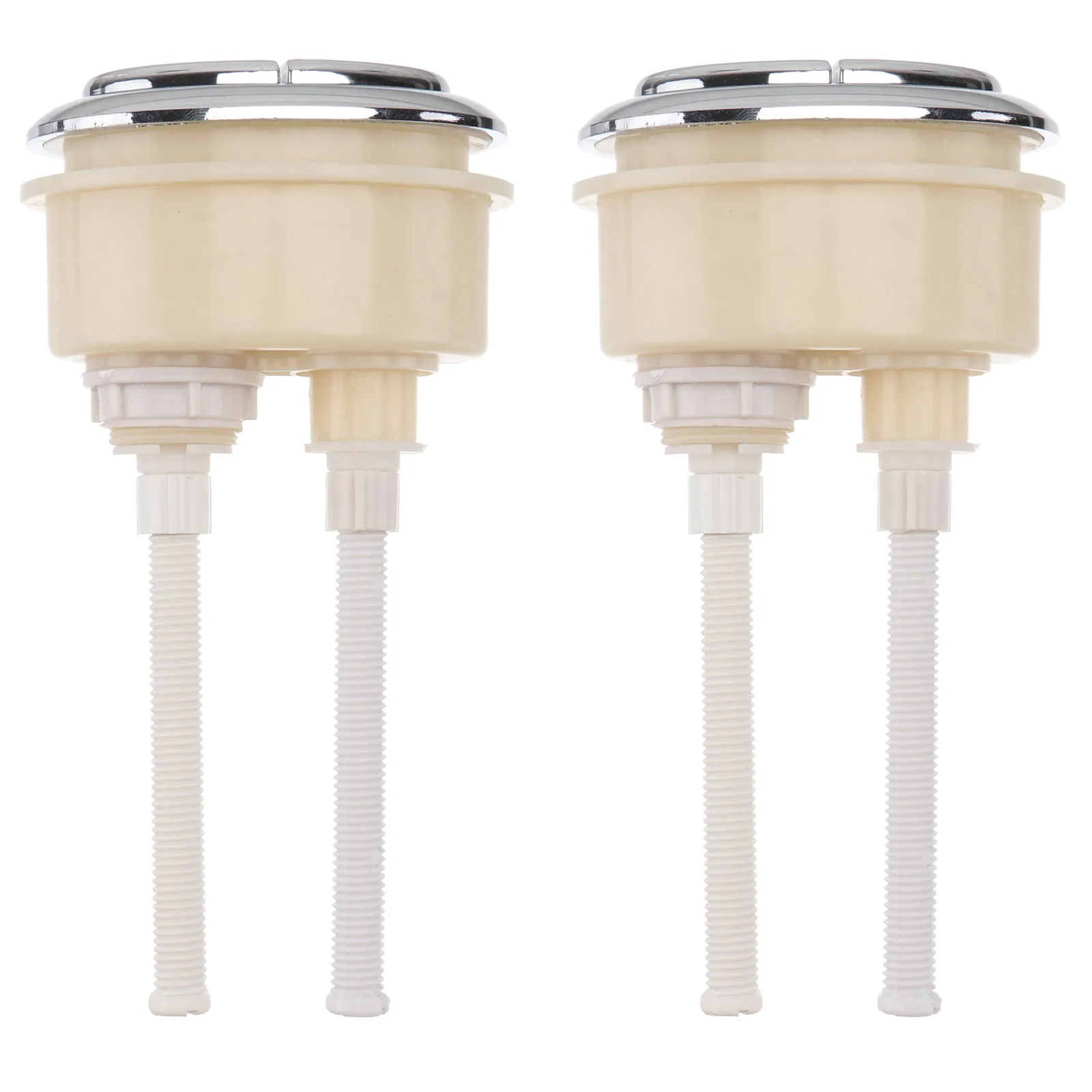 

2 Pcs Universal Toilet Tank Push Button Oval Shape Toilet Water Tank Round Toilet Water Tank Push Button