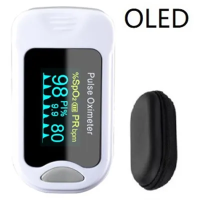 OLED gray case Пальцевой Пульсоксиметр De Dedo Pulso Oximetro домашний семейный Пульс оксиметр Pulsioximetro пальцевой Пульсоксиметр CE светодиодный O светодиодный - Цвет: OLED gray case