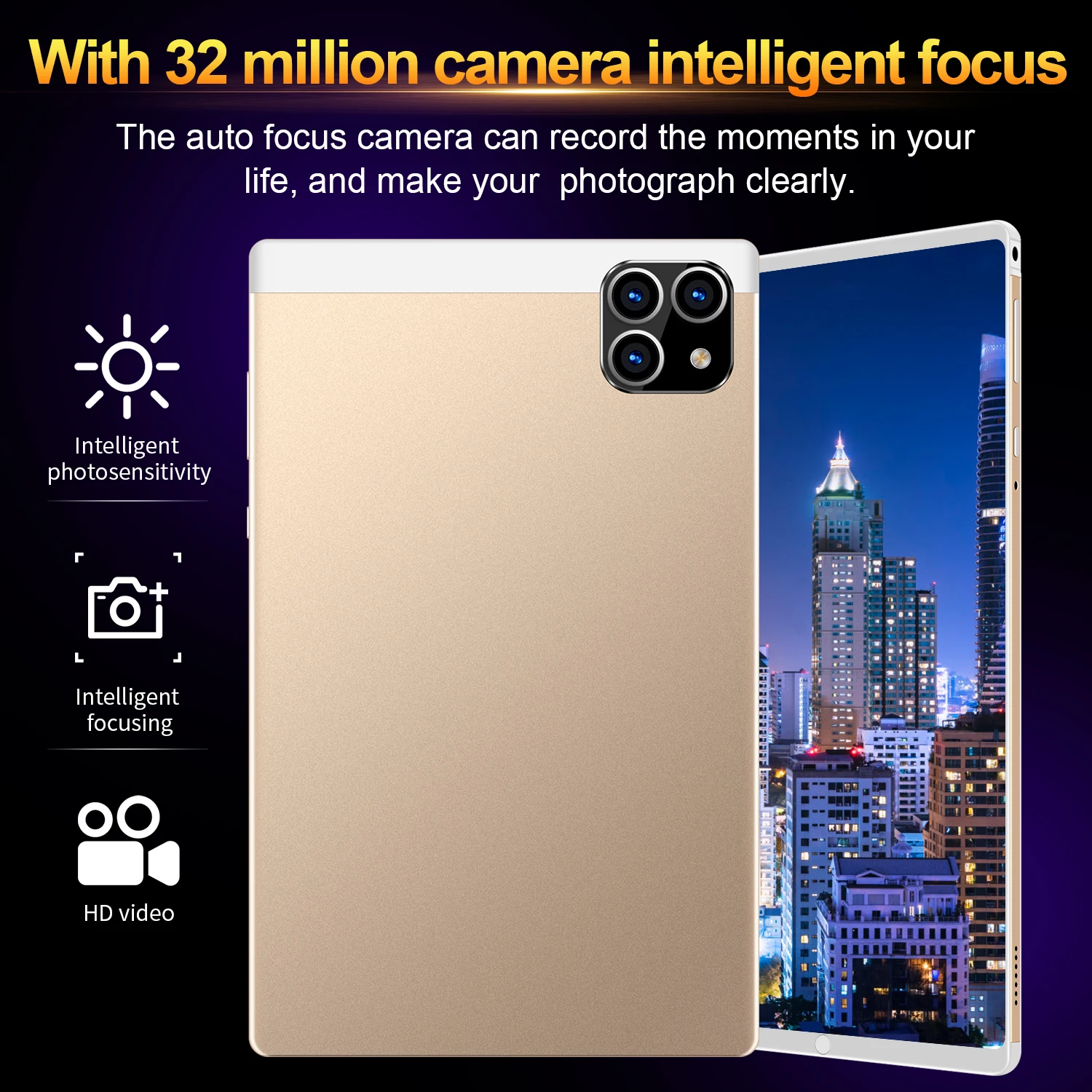 2021 New 8 inch 8GB 128GB Tablet 10 Core Android 9.0 WiFi PC Dual SIM Camera Bluetooth 4G Call Phone | Мобильные телефоны и