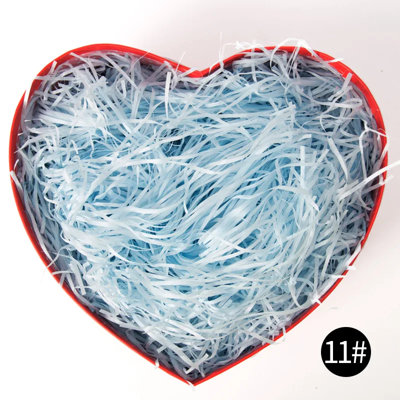 50 г/100 г многоцветный Лафит трава измельченная бумага наполнитель подарочной