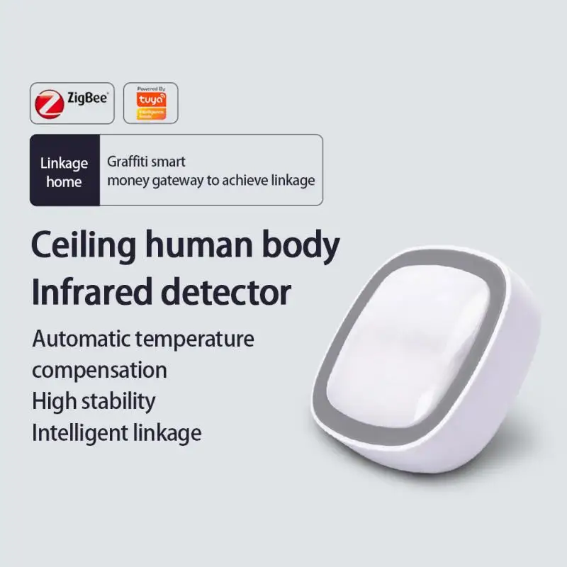 

Датчик движения Tuya Zigbee, умный сенсор для человеческого тела, беспроводной хаб шлюза с Wi-Fi, Пассивный инфракрасный аварийный сигнал, функция ...