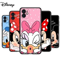 mickey and minne bff silicone cover for apple iphone 12 mini 11 pro xs max xr x 8 7 6s 6 plus 5s se phone case