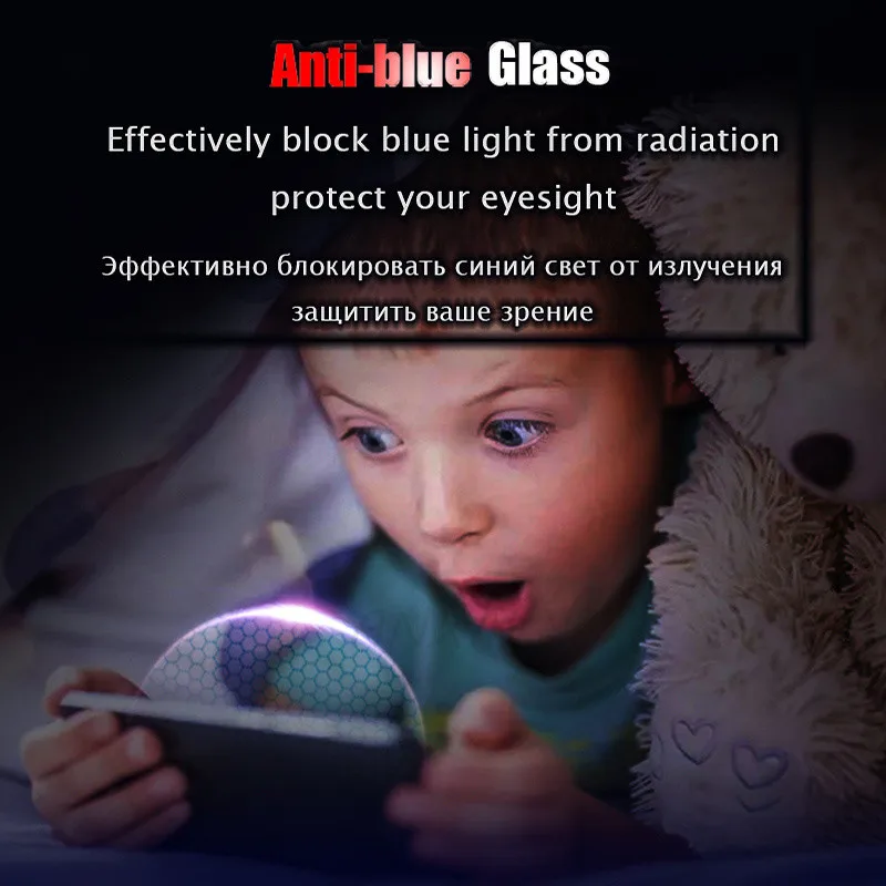 Full Tempered Glass For Huawei P Smart S Z Pro 2020 2019 Cover Screen Protector Anti blue-ray Film | Мобильные телефоны и