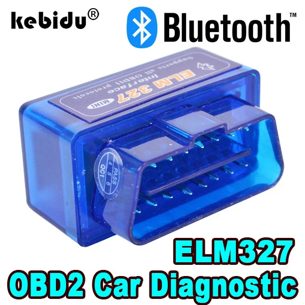 Автомобильный диагностический прибор Kebidu Elm327 V2.1 Bluetooth инструмент OBD2 адаптер