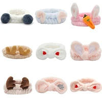 hair band womens simple face wash antlers apply a facial mask hair band for washing face hair tie korean headdress