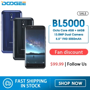 Смартфон DOOGEE BL5000, 4+64 ГБ, 5.5