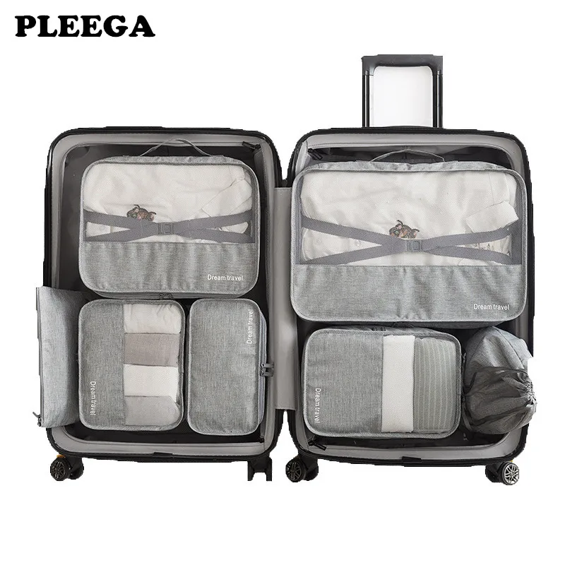 7 шт./компл. Высококачественная новая ткань Оксфорд Ms дорожная Сетчатая Сумка в