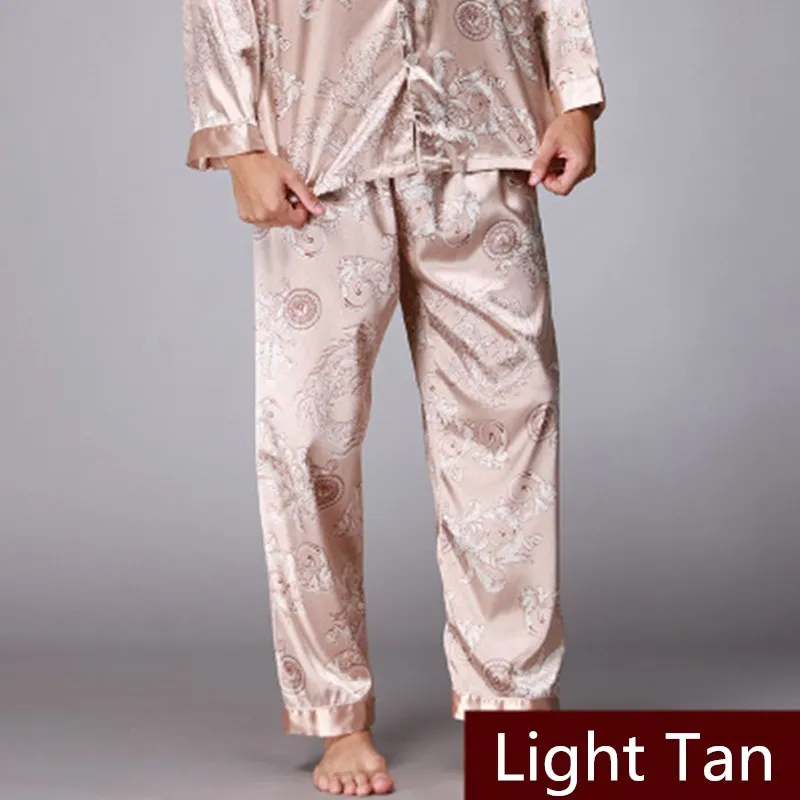 Мужская пижама длинные штаны для сна на весну-осень 2020 | одежда