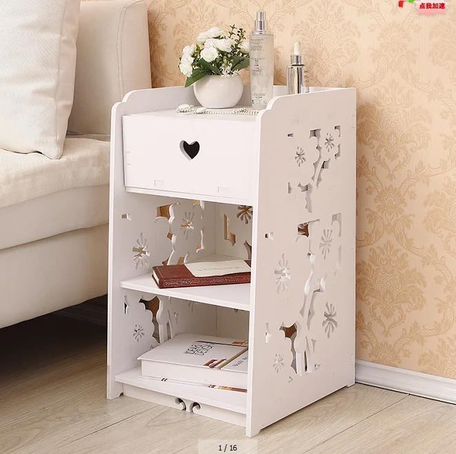 Простая прикроватная тумбочка в европейском стиле простая современная мини