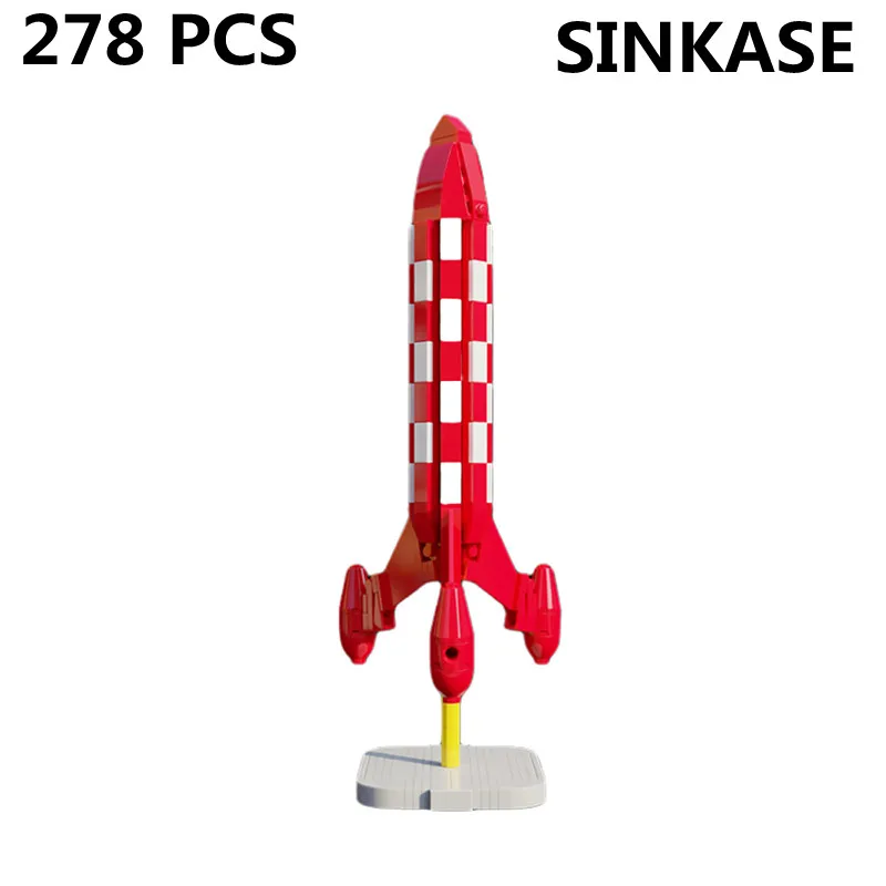 

Moc-39001 Ding Ding Moon Rocket DIY Chi Yi block toy is super cool
