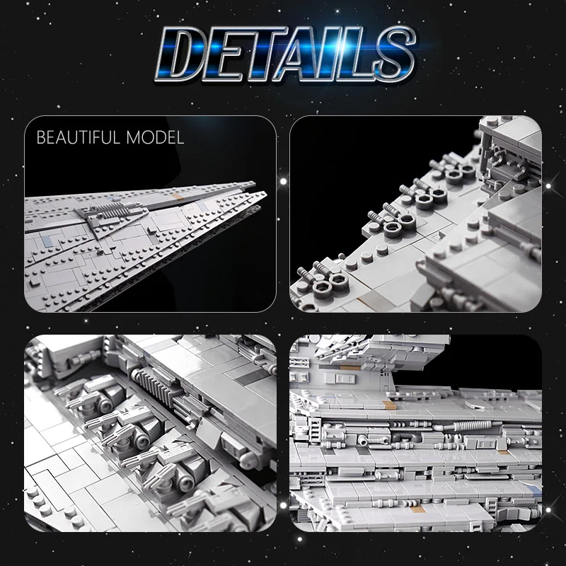05027 MOC 23556 совместим с Lepining 75292 имперский Разрушитель Набор детских игрушек