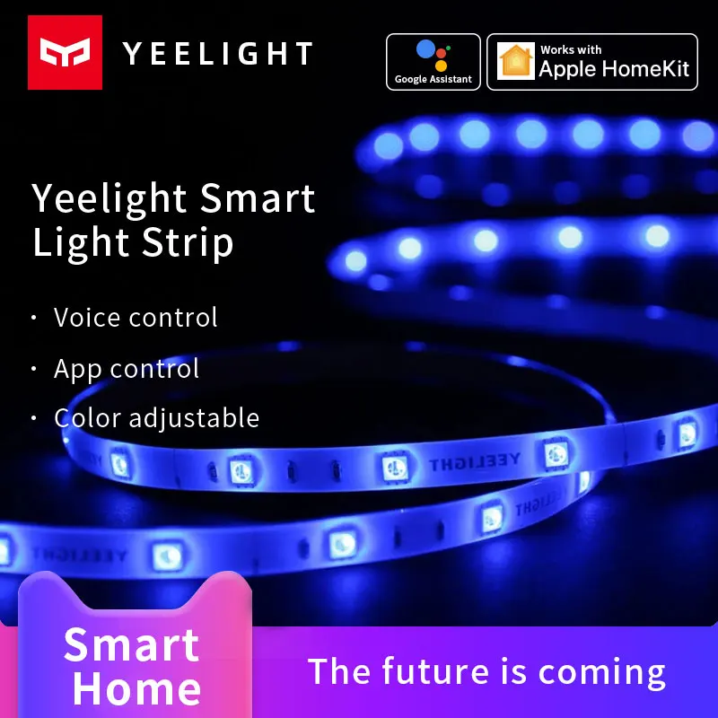 Yeelight Аврора вела свет полосы плюс смарт Поддержка Wi Fi Xiaomi Mi Home Apple Homekit Amazon Alexa и Google