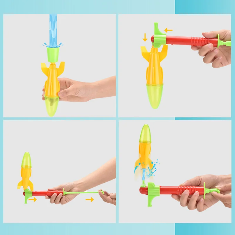 1 Набор ракетного пускового устройства для игр на открытом воздухе прыгающее