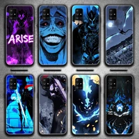 anime solo leveling phone case for samsung galaxy a52 a21s a02s a12 a31 a81 a10 a30 a32 a50 a80 a71 a51 5g