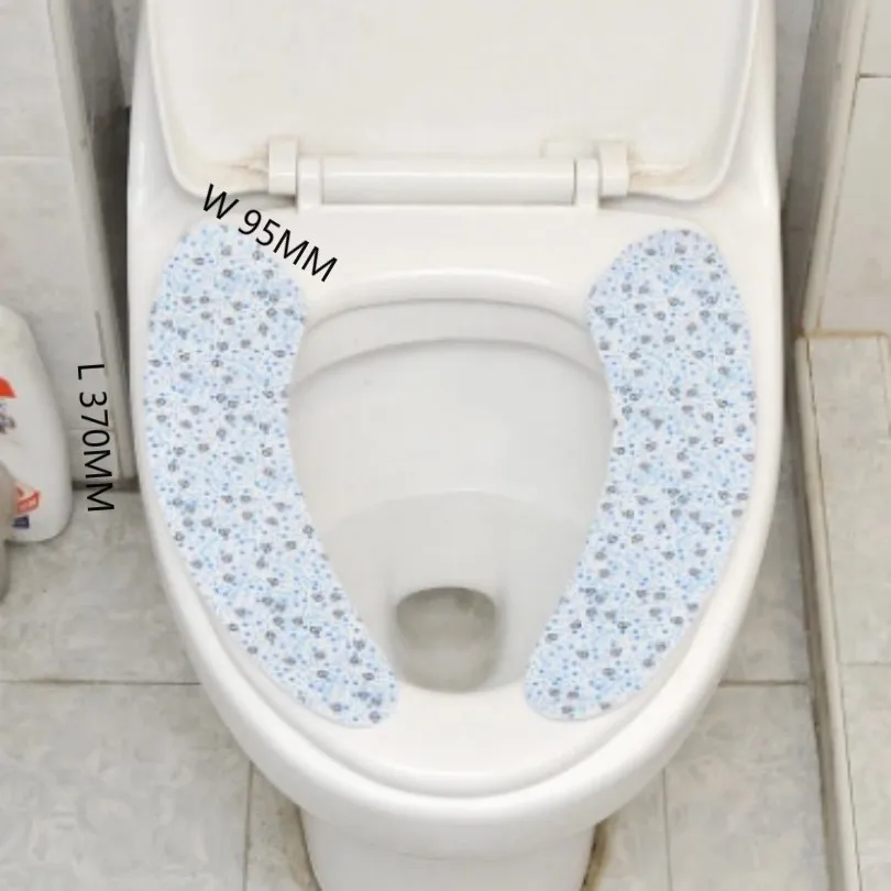 Чехол на сиденье унитаза с Санта-Клаусом Рождественский чехол унитаз коврик для