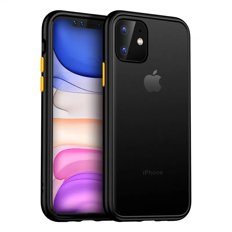 Комбинированный цветной чехол для Apple iPhone 11 Pro Max X XS XR 6 7 8 Plus прозрачная