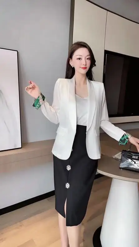 

women ZK01610 Fashion Coats & Jackets 2021 Runway Luxury famous Brand European Design party style Women's Clothing