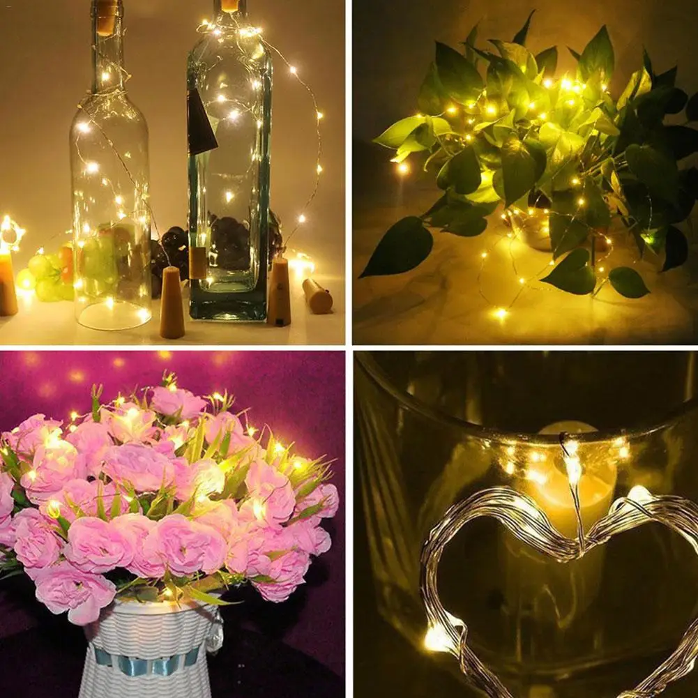 1 шт. солнечный м светодиодный в форме пробки 10 ночник Фея свет шнура Корк Solarbetrieben