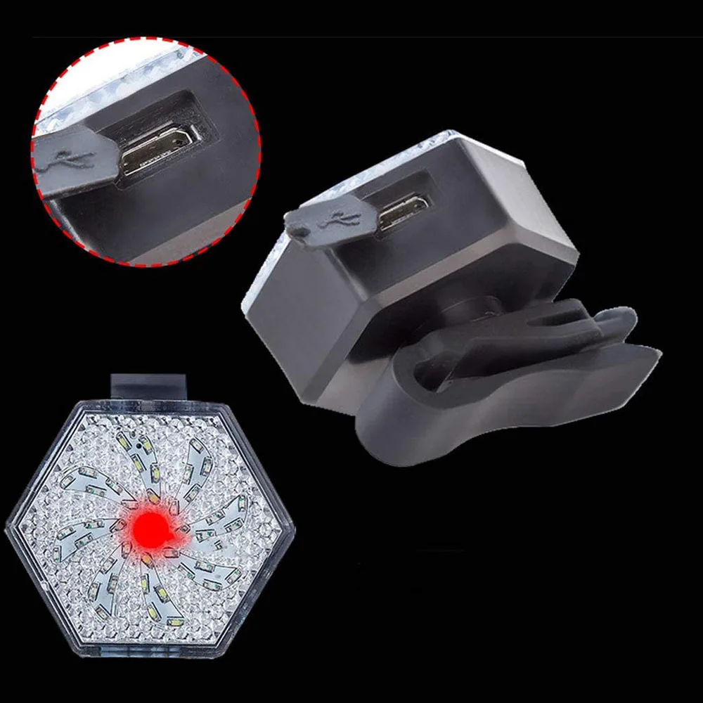 Велосипед хвост светильник с шестигранной головкой велосипед USB светодиодный