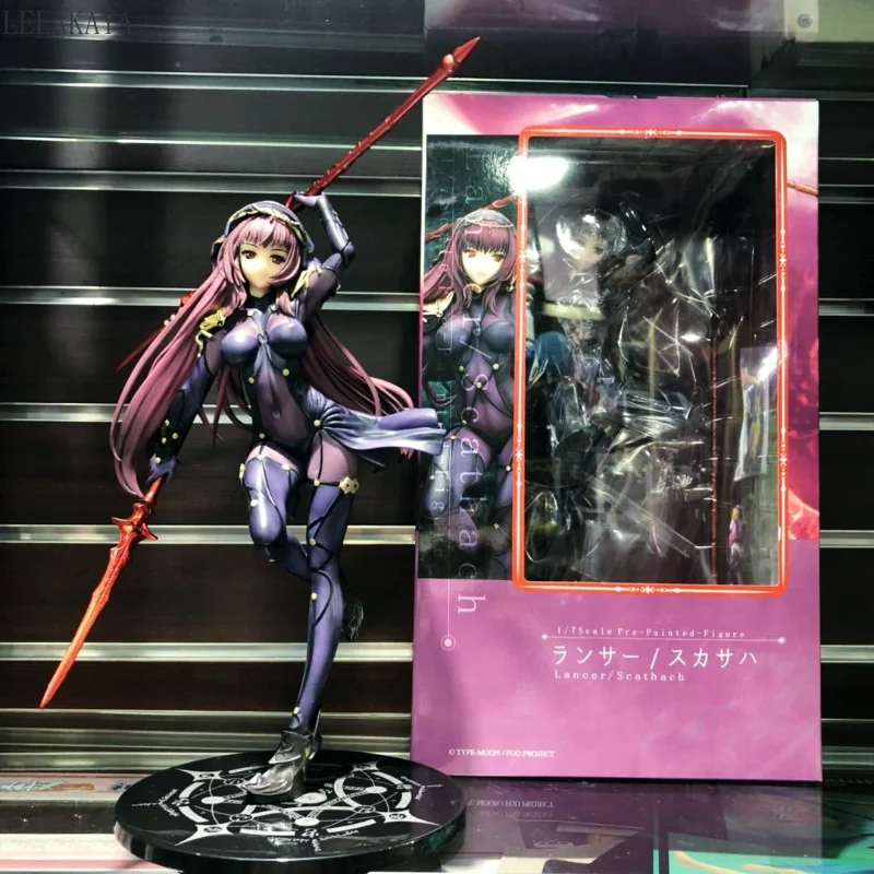 

25cm Fate FGO Anime Toys Lancer Scathach Fate Grand Order 1/7 Scale Painted PVC Double Swords Action Figure Gift For Halloween