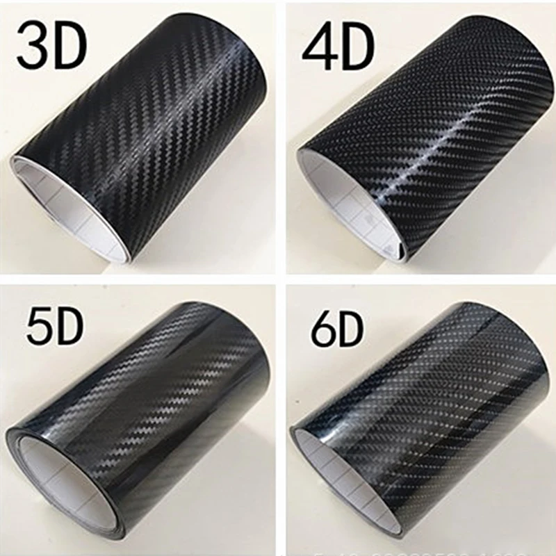 3d 4d 5d 6d carbon fiber vinyl bike car stickers wraps film bicycle motorcycle auto styling accessories laptop phone cover 152cm free global shipping