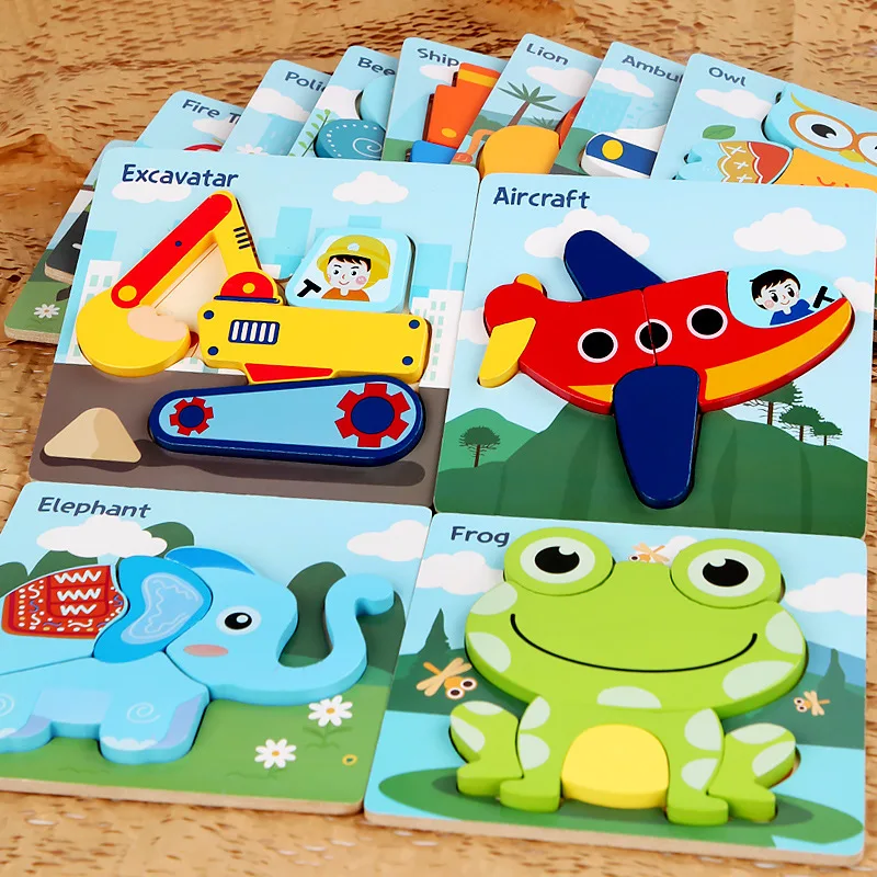 

Kindergarten Building Blocks, Baby Early Education, Enlightenment Puzzle Game, Children's Three-dimensional Jigsaw Puzzle