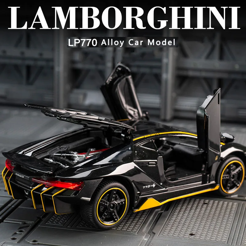 Модель спортивного автомобиля Lamborghinis Lp770 1:32 модель из сплава украшение игрушка