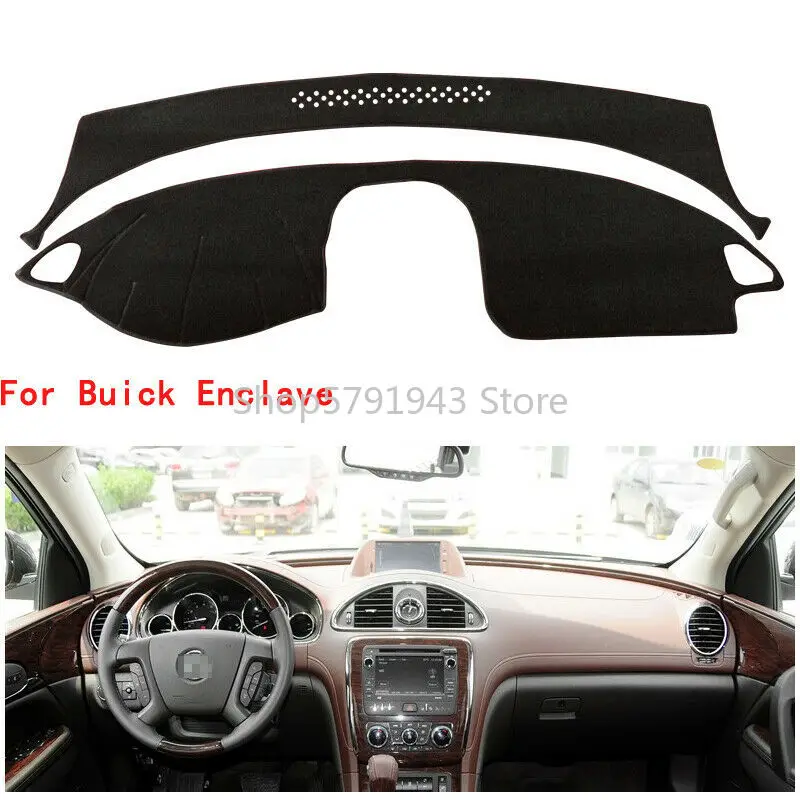 

Чехол для приборной панели автомобиля, коврик, Солнцезащитный ковер, противоскользящий ковер для Buick анклава