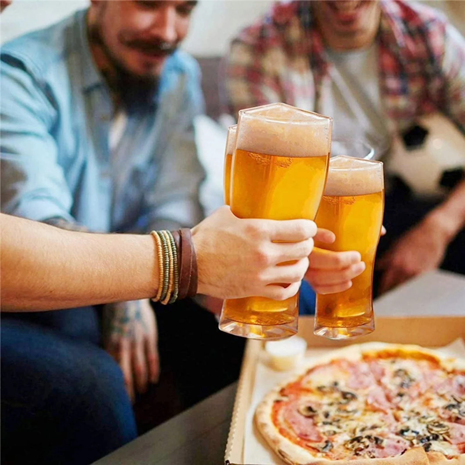 Новая Конструкция контейнера для напитков 4 в 1 вечерние прозрачная Толстая