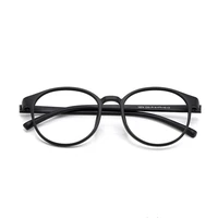 new tr90 anti blue light soectacle frame mens retro round two tone eyeglasses ladies simple fashion flexible myopia eyewear