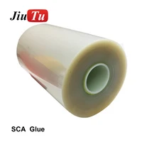heat resistance 200um sca glue uv optical adhesive for big size rigid to rigid tft cof screen bonding laminate