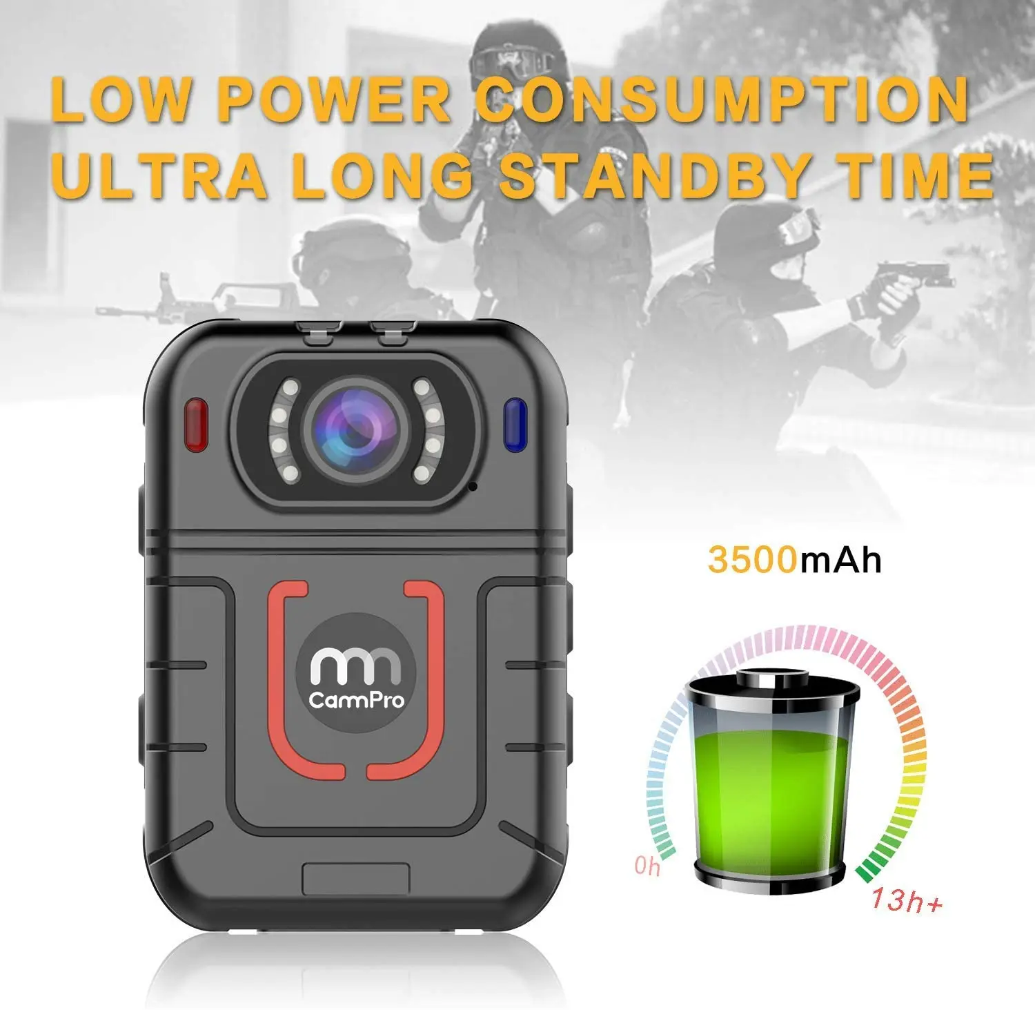 CammPro M831 записывающее устройство правоохранительных органов ультра прочный