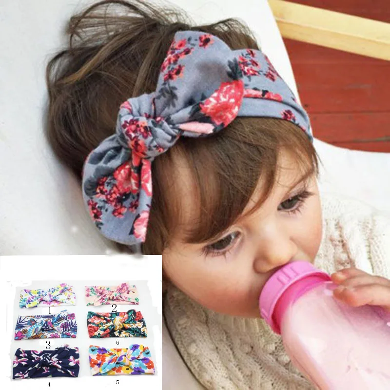 

Baby Kids Girl Toddler Infant Flower Floral Bow Hairband Turban Knot Rabbit Bowknot Headband Headwear NEW Hair Accessories