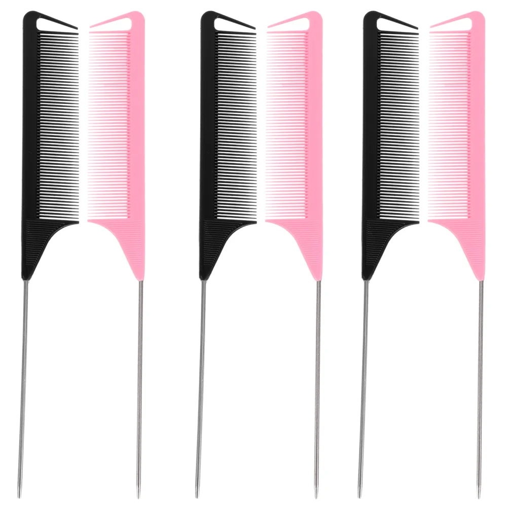 

12pcs Hair Parting Comb Comb Carbon Fiber Comb for Hair Salon