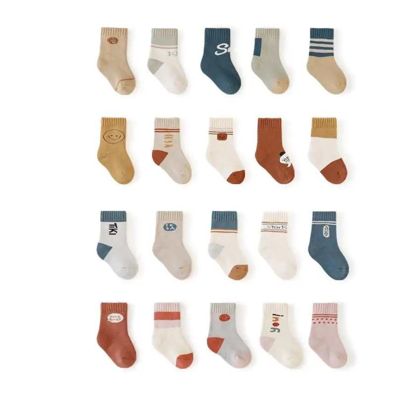 

Носки теплые утепленные для маленьких мальчиков и девочек, 5 пар