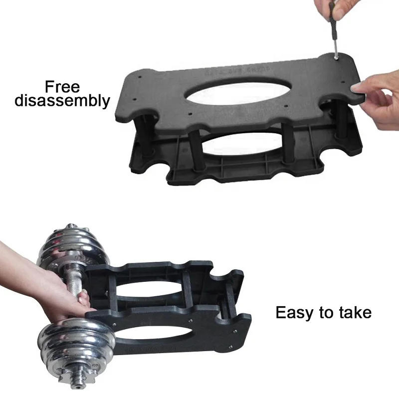 

Durable Exercise Detachable Fitness Dumbbells Rack Workout Indoor Outdoor Weight Loss Home Gym Strength Training Equipment