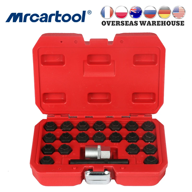 Набор для снятия/установки противоугонных винтов MR CARTOOL 22 шт. |