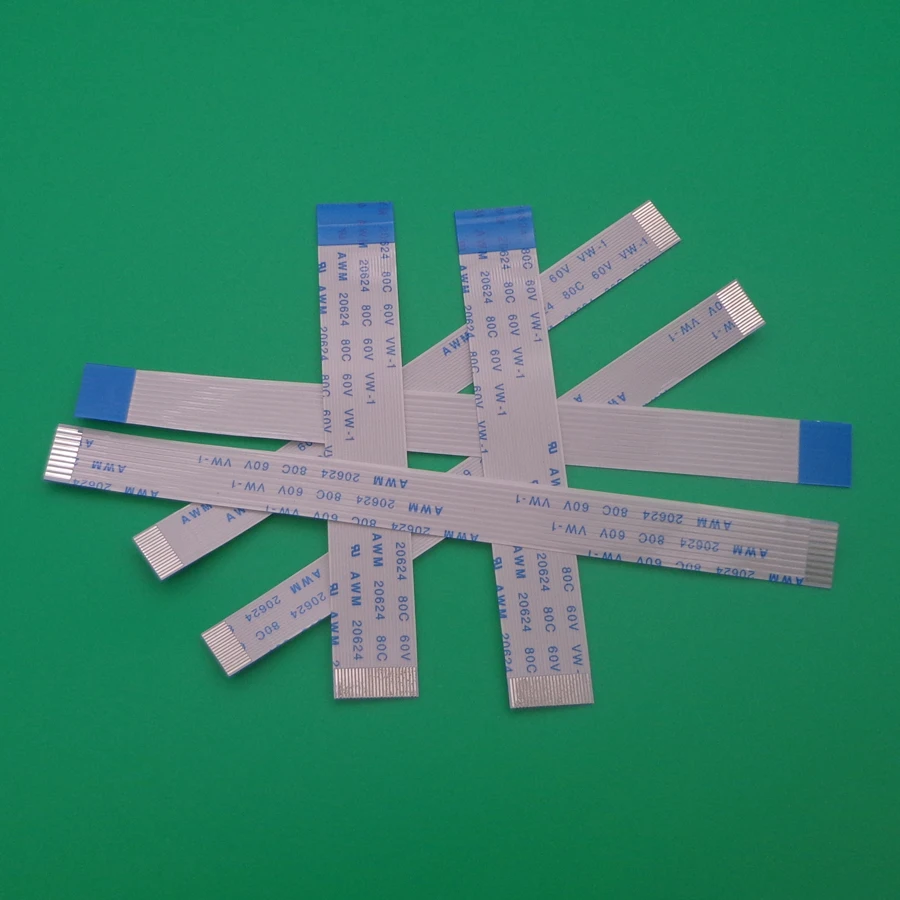 2 шт. FFC/FPC плоский гибкий кабель 10 контактов 20 30 40 50 60 тип A/B 0 5 мм Шаг приблизительно