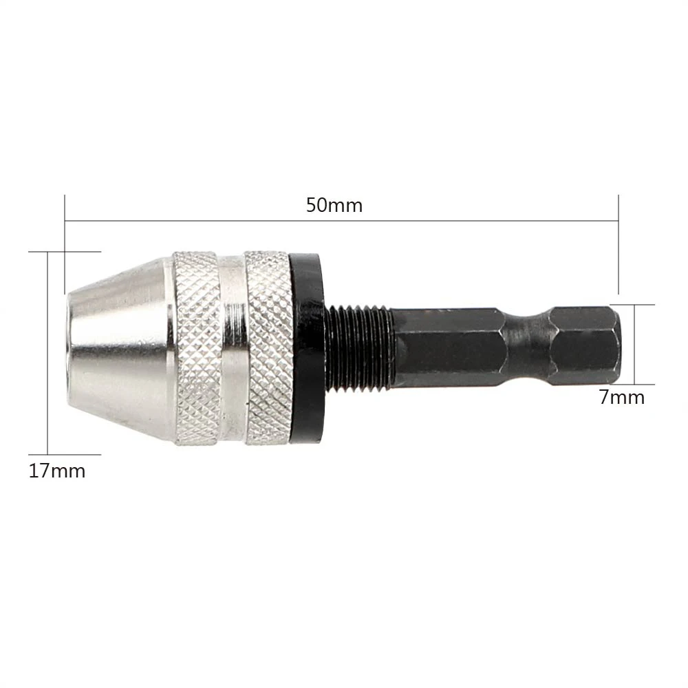 

Quick Change Adapter Hex Shank Tool 1/4" Inch Converter Power Tool Accessories 0.3-6.5mm Drill Bit Chuck