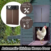 smart control automatic chicken coop door light sensor smart chick house door pets dog animal cage for door pets accessories