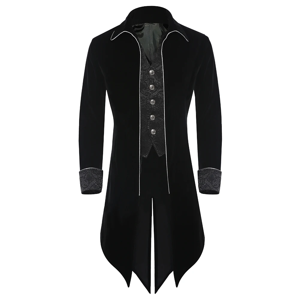 Костюмы на Хэллоуин готические куртки в стиле стимпанк платье средневековой Warlock