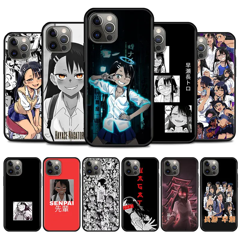 

Nagatoro Silicone Phone Bag Case For iPhone 12 13 Mini 11 Pro Max X XS XR 7 8 6 6S Plus 5 5S SE 2020 Cover Housing