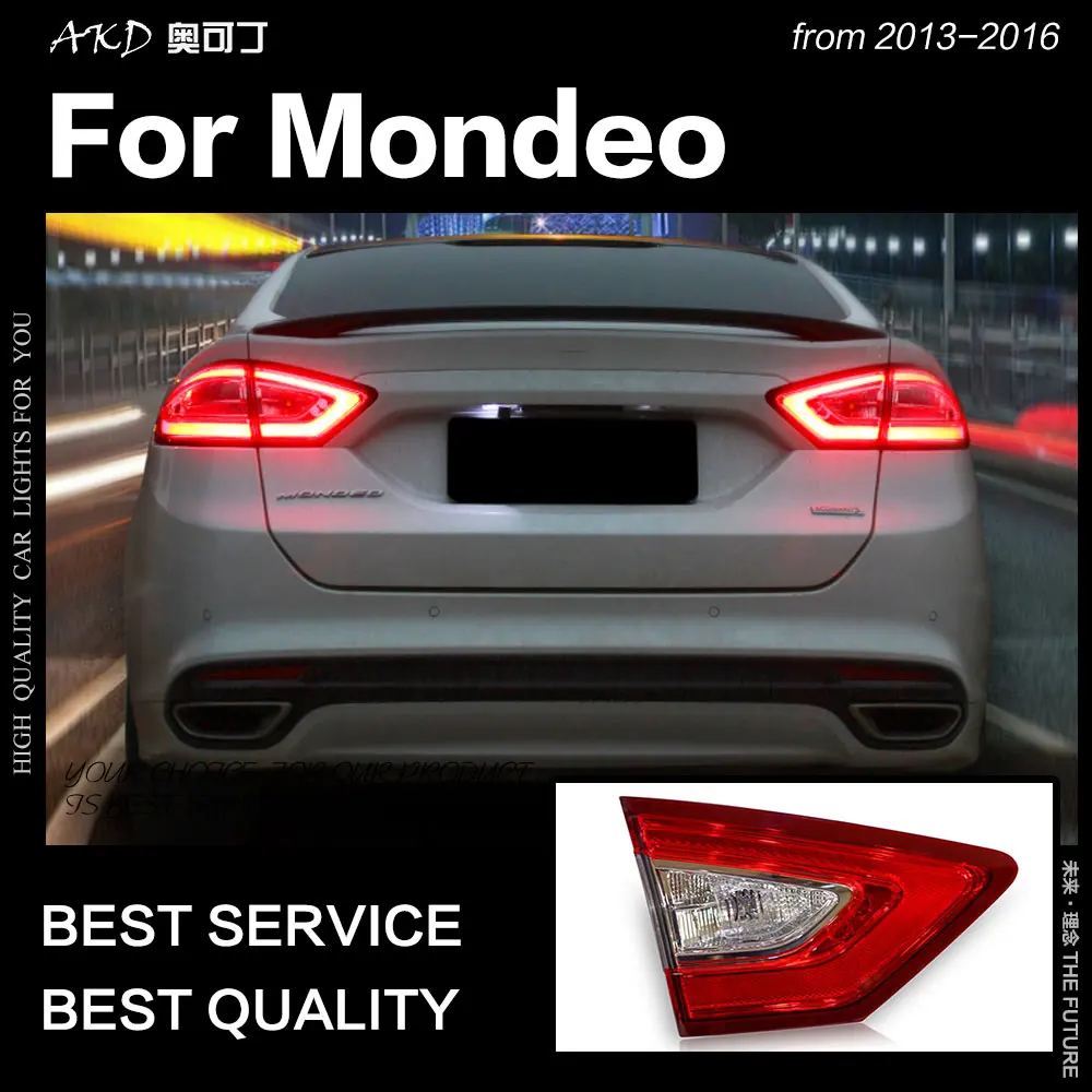 АКД стайлинга автомобилей для Ford Fusion задние фонари 2013 2016 Mondeo светодиодный задний