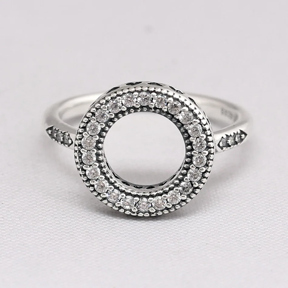 

Женское кольцо с кристаллами Bewill, оригинальное кольцо из стерлингового серебра 925 пробы в форме сердца Ореола, подарок на свадьбу, Ювелирное...