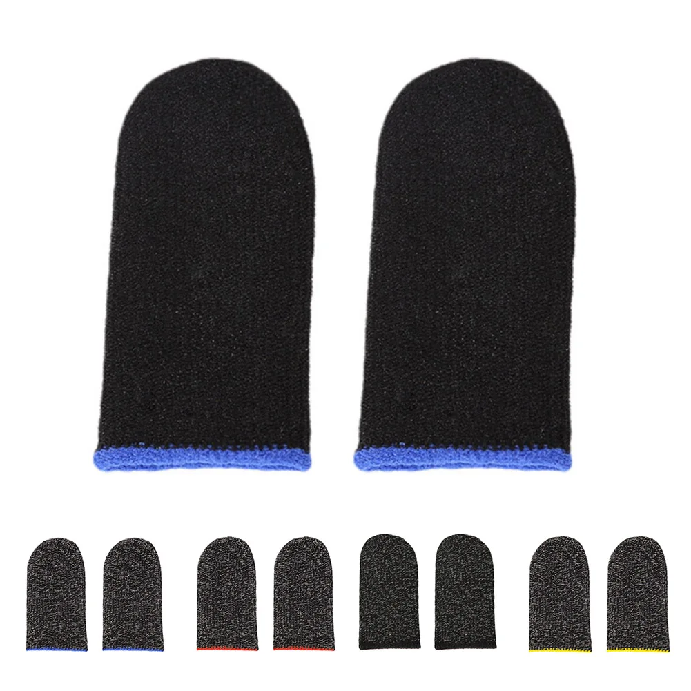 

Gaming Nylon Thumb Touch Sleeve 1 Pair Gaming Finger Thumb Sleeve Gloves Breathable Game Controller Finger Covers