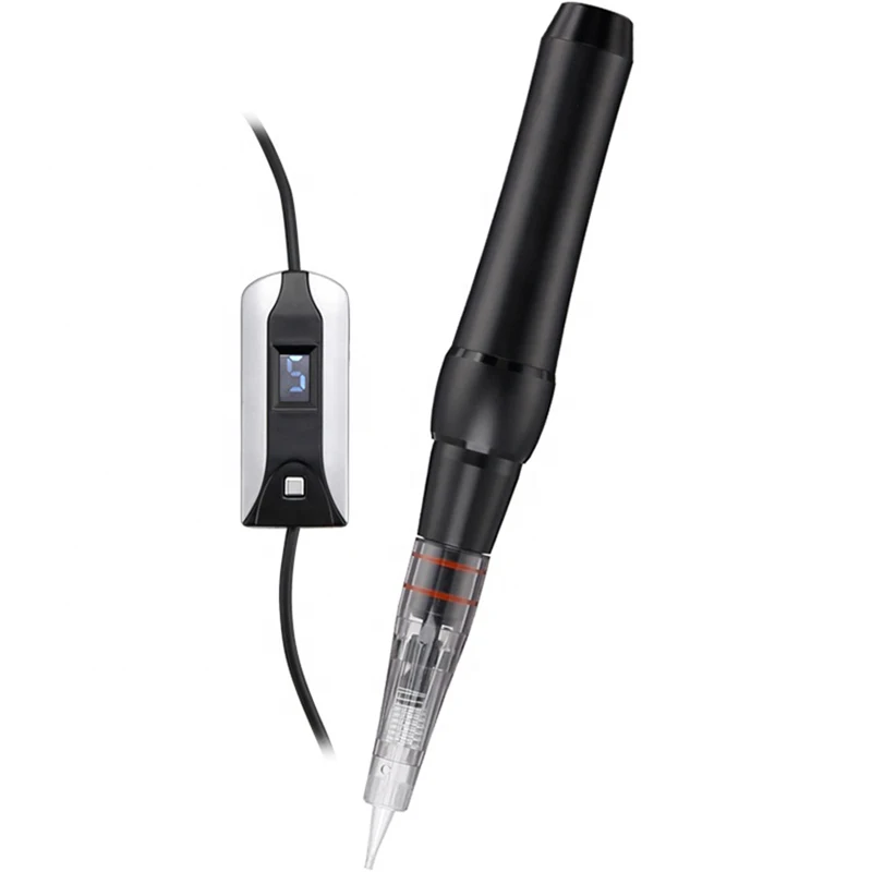 1 шт. профессиональная микроблейдинг машина ручка с иглами роторная Татуировка