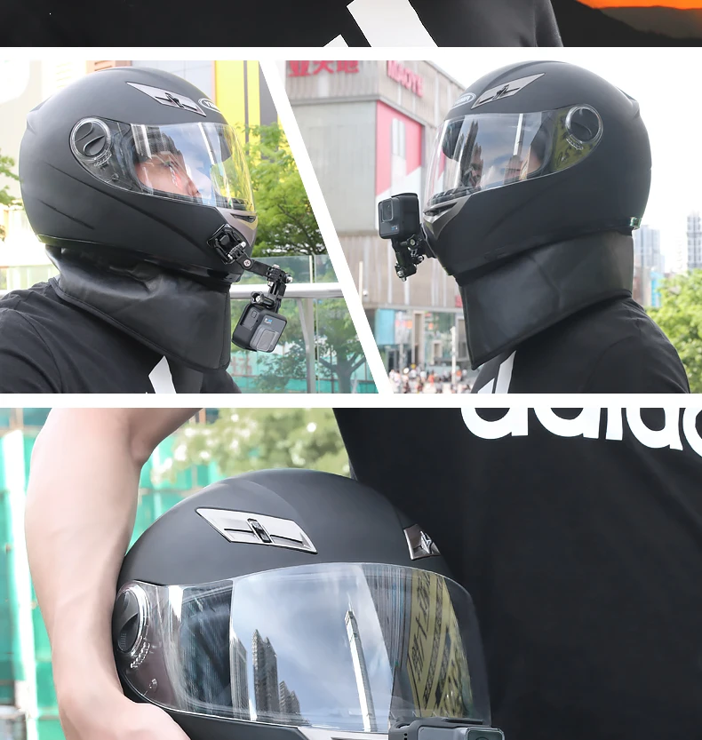 Регулируемое основание Крепление на шлем для верховой езды на ремне для gopro hero 8 7 5 6 xiaomi yi 4k sjcam DJI OSMO аксессуары для экшн-камеры