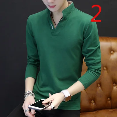 

Men's Long Sleeve T-Shirt 2020 Spring New Handsome Korean Cotton Sweatshirt Trend